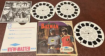 BATMAN W/CATWOMAN SAWYER 492-123 SCARCE 1966 VIEW-MASTER VERY FINE Complete!!! • $29.99