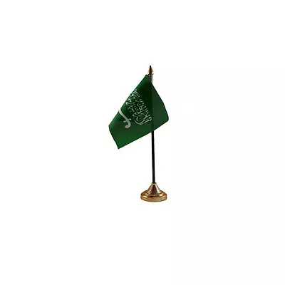 £3.49 • Buy Saudi Arabia Table Desk Flag - 10 X 15 Cm National Country Hand Asia