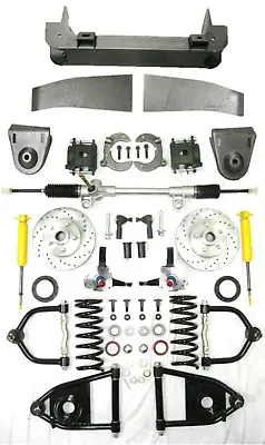 1947 1954 Chevy Truck Mustang II Manual Front End Suspension Kit Stock Slotted • $1365