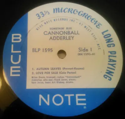 Cannonball Adderley - Somethin' Else Lp Rare Original Blue Note 1595 Miles Davis • £449.99