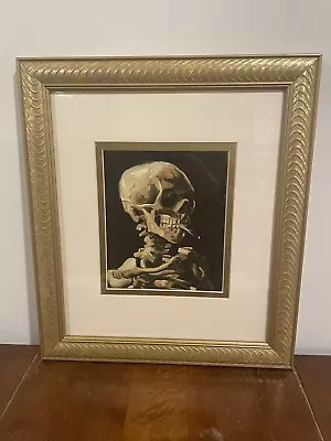 Vincent Van Gogh Head Of Skeleton 14x16 Gold Framed Print Goth Skull Wall Art • $41.99