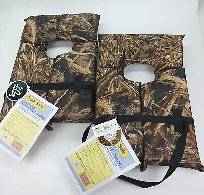 Realtree Camo Max 5 Life Vests. 2 Excel Type II PFDs. New With Tags. Boat Safety • $23.79