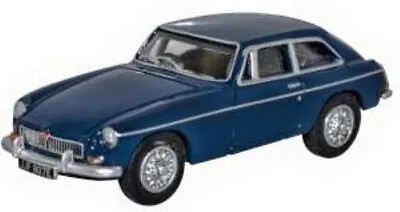 Oxford Diecast MGBGT Mineral Blue Die Cast Model 1:76 00 Scale New • £7.25