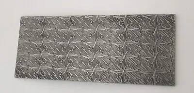 Pattern Texture Steel Plate For Press Or Rolling Mill 6 X 2 Inch  #121 • $35.99