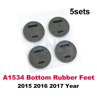 5sets Laptop Bottom Case Rubber Feet For Macbook Retina 12  A1534 2015 2016 2017 • $9.45