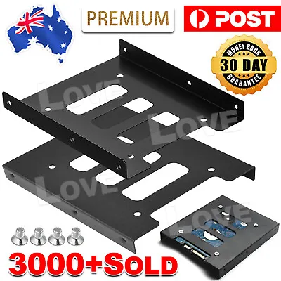 $4.30 • Buy PC Metal 2.5  To 3.5  SSD To HDD Mounting Adapter Bracket Hard Drive Holder
