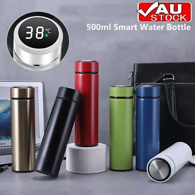 Smart Stainless Steel Vacuum Insulated Water Bottle Thermos Tea Infuser Bottle • $13.99