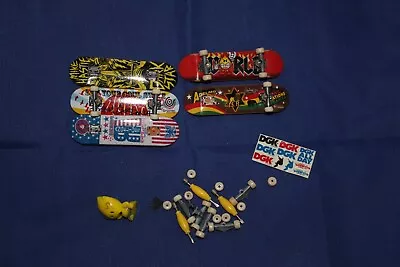 Lot Of Misc Tech Deck Pieces Boards Wheels • $15