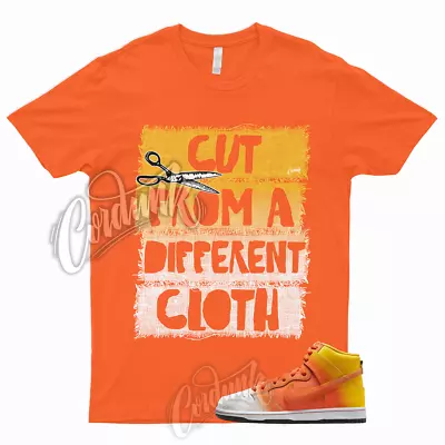 SB Dunk High Sweet Candy Tooth Shirt Amarillo Orange White Black 1 Corn CUT • $24.29