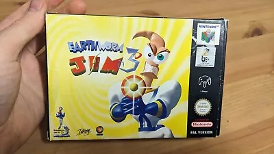 Earthworm Jim 3 Nintendo 64 N64 - Ok Condition Box Only No Game MC • $79