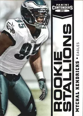 2012 Panini Contenders Rookie Stallions Black Card #22 Mychal Kendricks /50 • $2.80