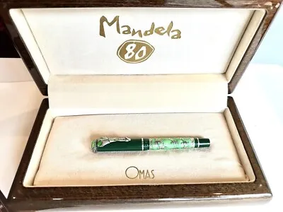 Omas Mandela 80 Fountain Pen Collection New NationNib Size-F 1551/1600. • $4999