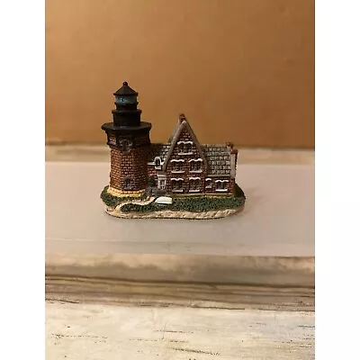 1990s Harbour Lights Spyglass Collection Southeast Block Island Mini Lighthouse • $16