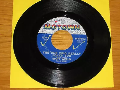 Soul 45 Rpm - Mary Wells - Motown 1024 -  The One Who Really Loves You  • $7