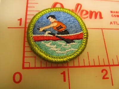 Scout Stuff Backed ROWING Merit Badge Emblem Patch (yZ) • $3.99