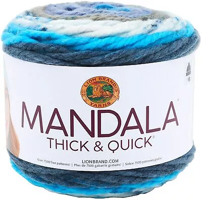 Lion Brand Mandala Thick & Quick Yarn-Labyrinth 528-200 • £15.52