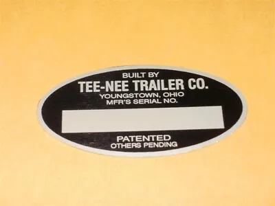 Vintage Tee Nee  Boat Trailer ID Tags • $20