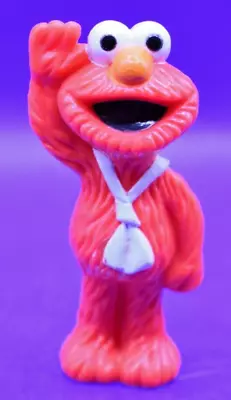 Vintage Sesame Street Waving Elmo In Sailor Suit 3” Figure Cake Topper C HENSON • $12.99