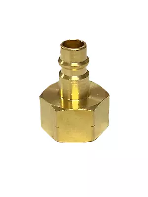 Brass Quick Connect Adapter 1/2″ Female NPT Fitting FlexSpout Spray Away Hose • $9.95