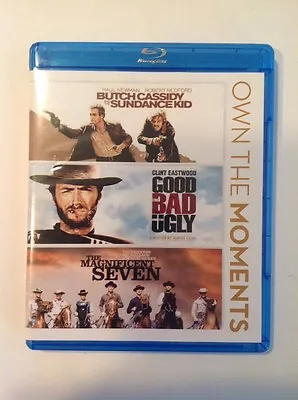 Butch Cassiday&The Sundance Kid/Good Bad & Ugly/Magnificent Seven (Blu-Ray2012) • $13.98