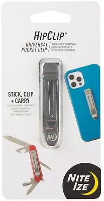 Nite Ize HipClip Universal Pocket Clip Silver • $9.90