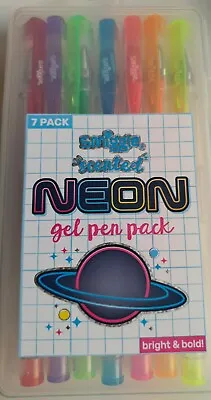 £7.99 • Buy Smiggle Scented Neon Gel Pens 7 Pack Bright And Bold NEW