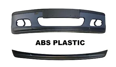 Bmw E46 CSL Front Lip Spoiler MSPORT MTech 2 Bumper Splitter Abs Plastic CSL • $110