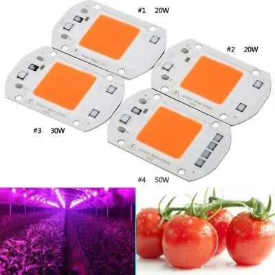 220/110V 20W 30W 50W Full Spectrum LED COB Chip Grow Light Plant Growing Lamp • $2.31