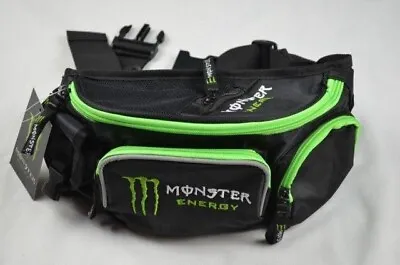 Monster Energy Waist Bag Backpack Body Bag Black Waterproofing Bike F/S • $91.49