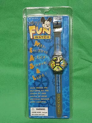 Mickey Mouse Watch Walt Disney Park With Exciting Action Sounds And Light • $19.99