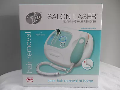Rio Salon Laser Scanning Hair Remover With DVD & Instructions Opened Never Used • £21