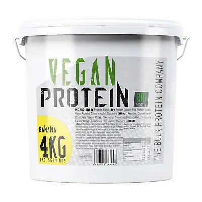 Vegan Protein Powder 4kg – Diet Shake – Low Carb – Dairy Free Plant Based • £39.99