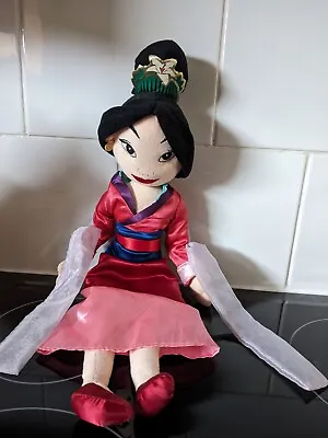 Disney Princess Mulan Soft Toy Doll 20  High Soft Toy Pink Kimono Disney Store • £6.49