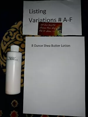 $27.99 • Buy Pick A 8 Ounce Scented Lotion Listing Variation # A-F