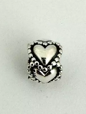 Authentic Pandora Sterling Silver Everlasting Love Bead Charm 790448 ALE 925 • $22.48