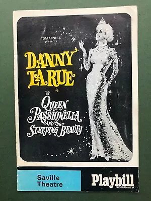 1968 Danny La Rue Queen Passionella Sleeping Beauty  Theatre Programme • £7