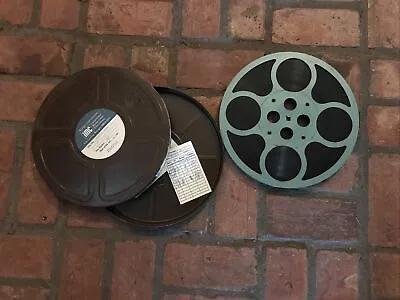 12  VINTAGE LIGHT METAL MOVIE / FILM REEL CINEMA 4 HOLE With Can And Film Movie • $22.50