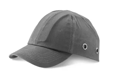 B Brand Safety Baseball Cap Hard Hat Bump Cap Grey Vented EN812 • £11.04