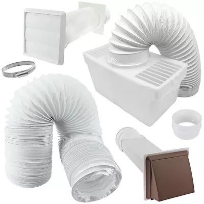 £18.19 • Buy Tumble Dryer Hose Vent Kit Clip Condenser Box Extension Connector Universal