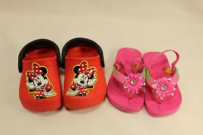 Minnie Mouse Crocs And Beach Sandals For Kids • $19.99