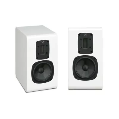 Quad S1 Speakers - Bookshelf Loudspeakers Piano White - Ribbon Tweeter NEW S-1 • £649