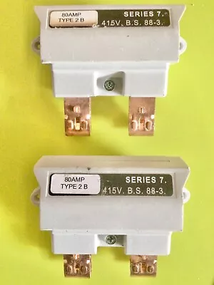 £29.95 • Buy ELECTRICAL HENLEY SUPPLY 80A FUSE + 100A HOLDER TYPE II B SERIES 7 415V BS88-3