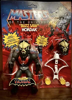 Masters Of The Universe Buzz Saw Hordak Deluxe Retro • $18.98