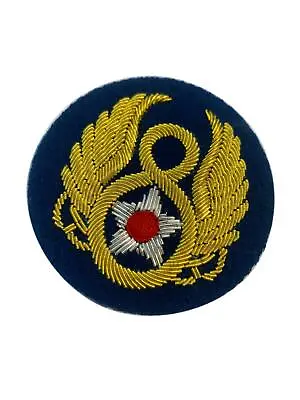 Premium Quality Reproduction WW2 US Patch 8th Air Force Hand Sewn Bullion • £10.99