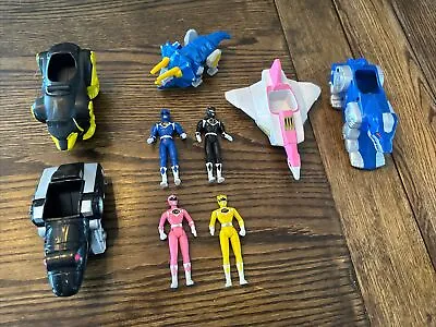 VTG Power Rangers Lot Vehicles Figure 1995 Saban McDonalds Toys  Set • $20