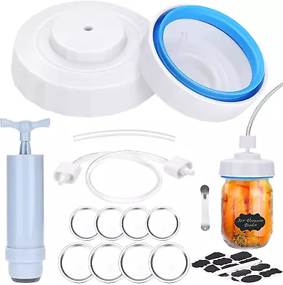 $11.04 • Buy Jar Sealer Vacuum Sealer, 19 Pcs Jar Sealer Kit For Food Saver With Accessory 
