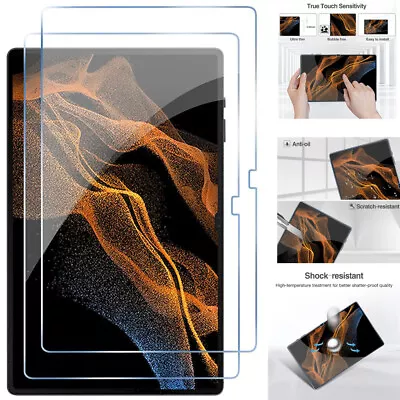 £11.45 • Buy Samsung Galaxy Tab S8 S8+ Ultra 2022 Tempered Glass Screen Protector Table Cover