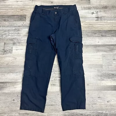 5.11 Tactical Series Men's Cargo Navy Blue Pants Size 38x30 EMS 511 • $19.85