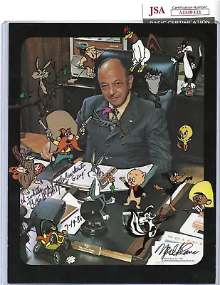 Mel Blanc Autographed 8x10 Photo Bugs Bunny Voice Actor JSA COA • $167.99