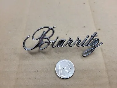 Cadillac OEM Eldorado Biarritz Chrome 4  Vintage Script Emblem Badge Logo Name • $22.99